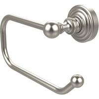 Satin Nickel Allied Brass 924ED-SN Mercury Collection Euro Style Tissue Dotted Accents Toilet Paper Holder